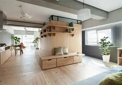 简约小户型日本神奈川装修案例图