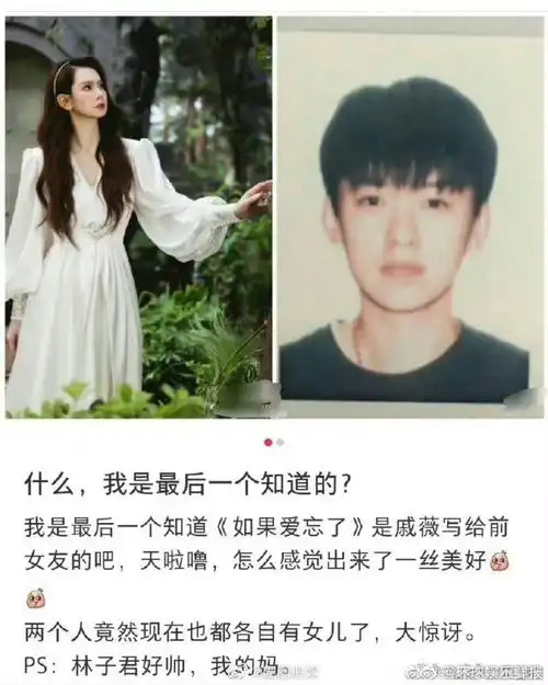 如果爱忘了是戚薇写给林子君的##如果爱忘了是写给林子君的