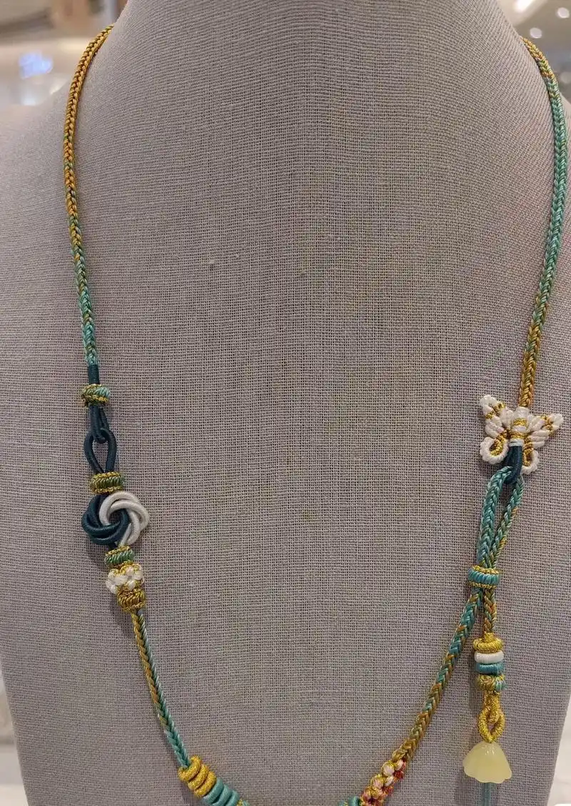 多款式蝶恋花项链绳,你若盛开蝴蝶自来#纯手工编绳 #纯手工编