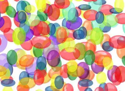 泡泡鱼水彩讲话泡泡套.手绘插画.