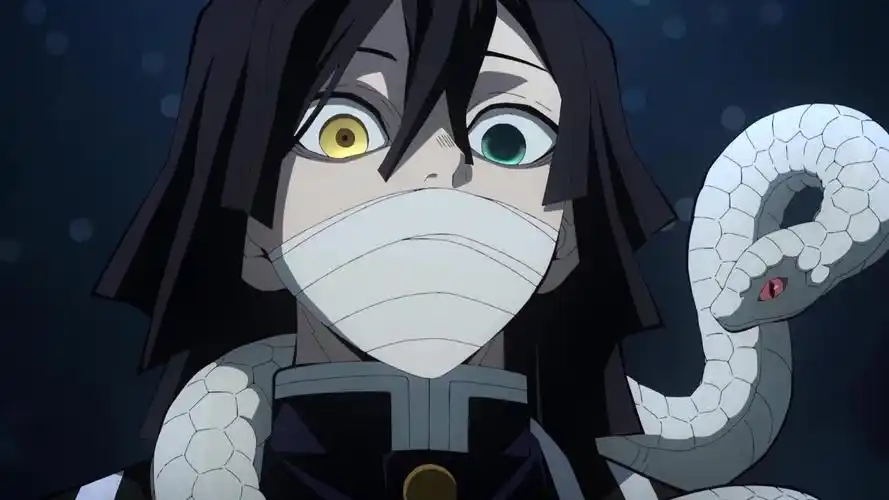 动画《鬼灭之刃》角色cm[伊黑小芭内]blu-ray&dvd发售中