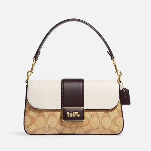 蔻驰(coach) 女包 grace crossbody 经典标志迷你手提包链条包 女士单