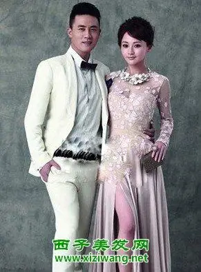 姚笛的老公婚纱照图片