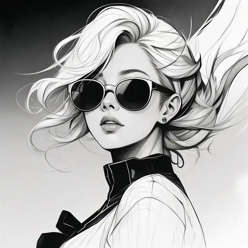 这里有一系列戴墨镜的霸气女生头像,让你在社交媒体上脱颖而出!