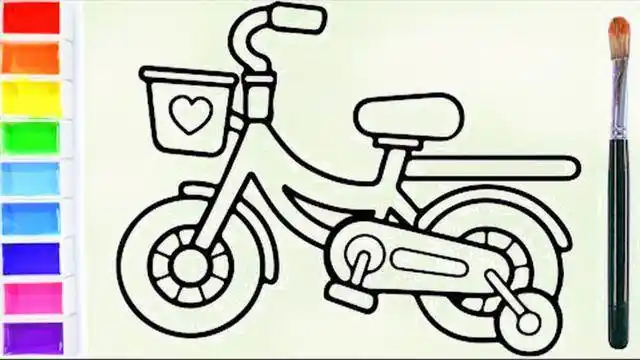 画自行车画自行车三年级下册