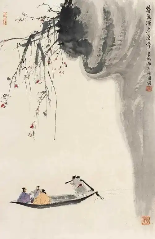 这山水画,真会留白,超有意境!