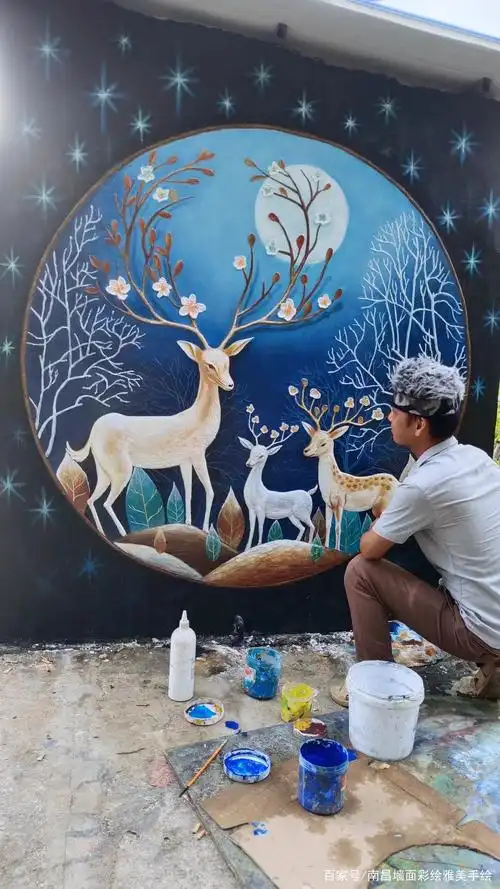 南昌三维3d立体墙画地画彩绘