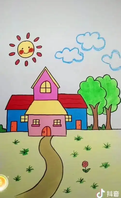 画画儿童版小孩的画画