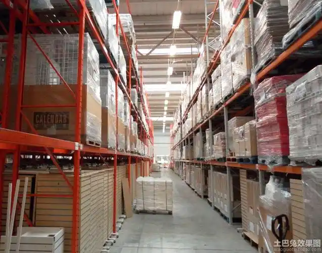汽车配件仓库货架图片_土巴兔装修效果图
