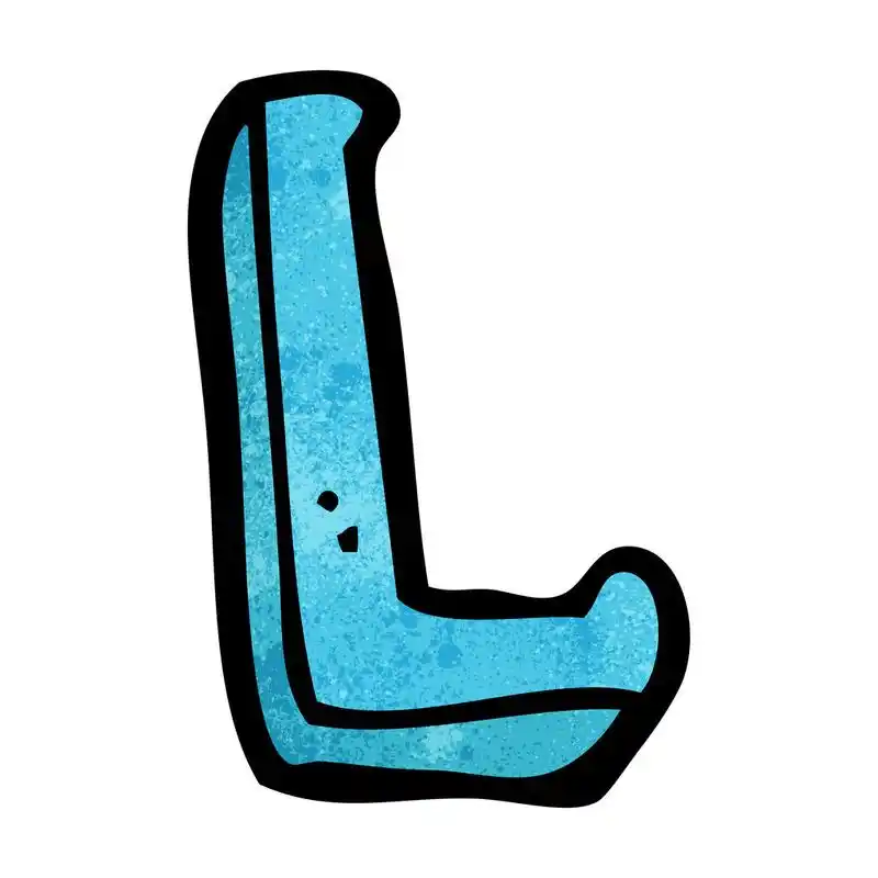 卡通字母 l,卡通字母 l