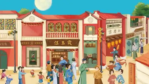 礼盒的外封灵感来源于民国建筑的牌楼,简化线条采用圆环年轮造型