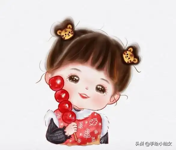 换一换你的头像吧 新年卡通头像 福气满满 好运连连