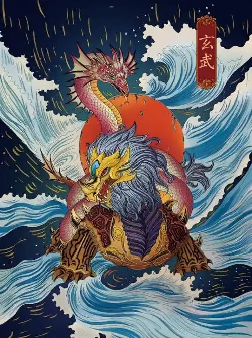 上古神话"五圣兽":东青龙西白虎,南朱雀北玄武,剩下一个是啥