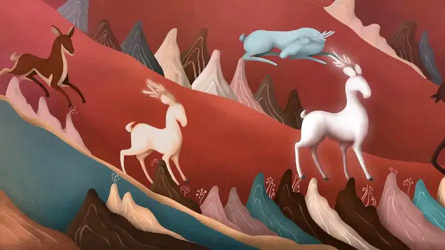 当《鹿王本生图》没了人物之后