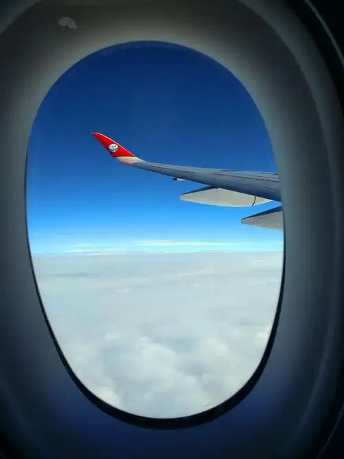 川航这架359保养一般,玻璃窗接缝处在飞行过程中一直嘶嘶作响.