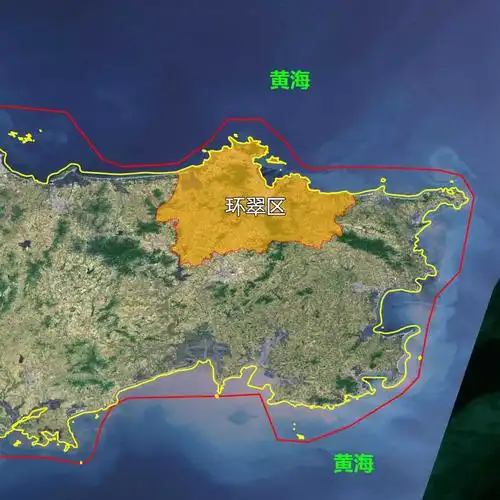 6张地形图,快速了解山东省威海各市辖区市