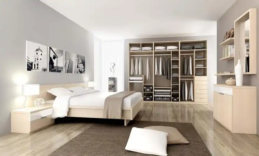 卧室衣柜装修效果图大全-卧室衣柜装修效果图实景图-全屋定制图片-全