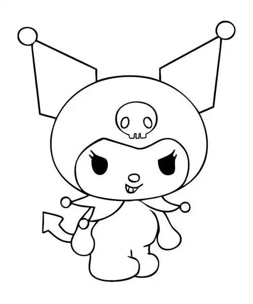 卡通兔子动物简笔画步骤图片大全三