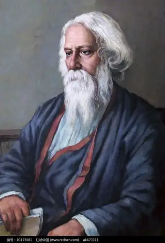 拉宾德拉纳特泰戈尔画像