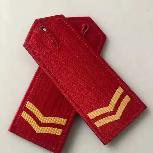 【京享好物】上等兵衔收藏纪念中国红上世纪老物件老式01肩章 五对