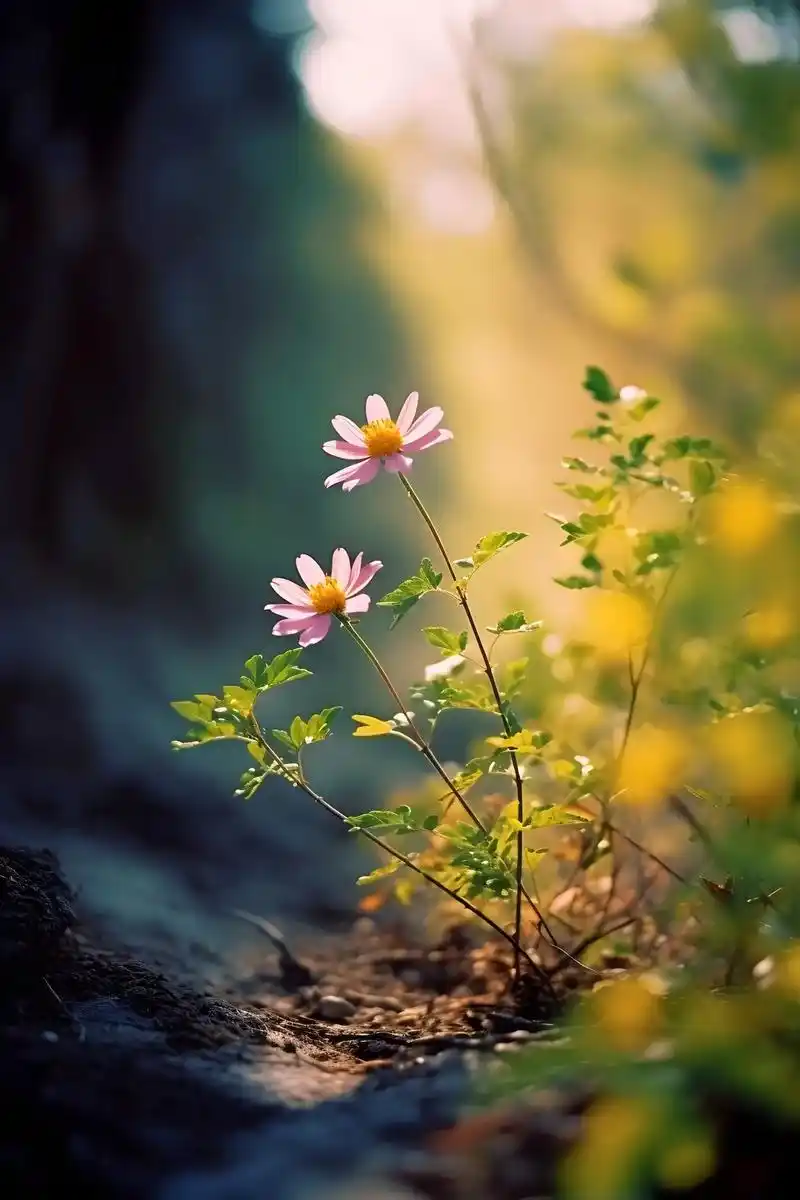 比起繁华闹市的姹紫嫣红,更喜欢乡野田间清新淡雅的小野花,安静