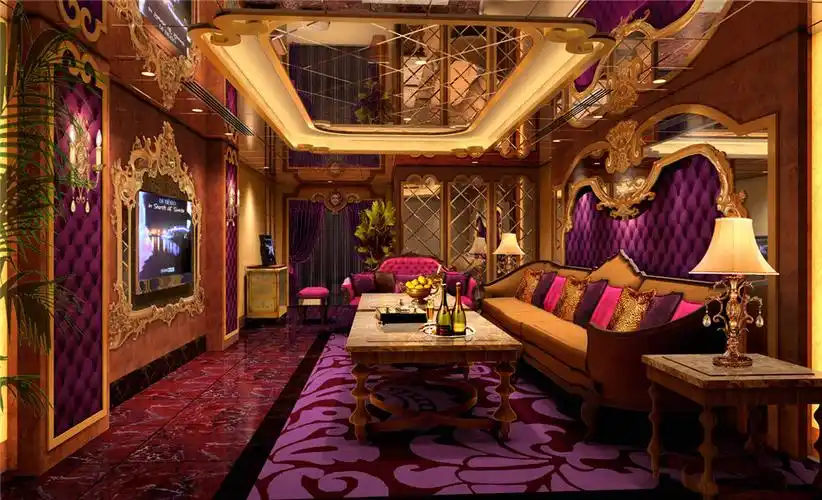 ktv内部装修图片包间12星座主题ktv装修设计效果图