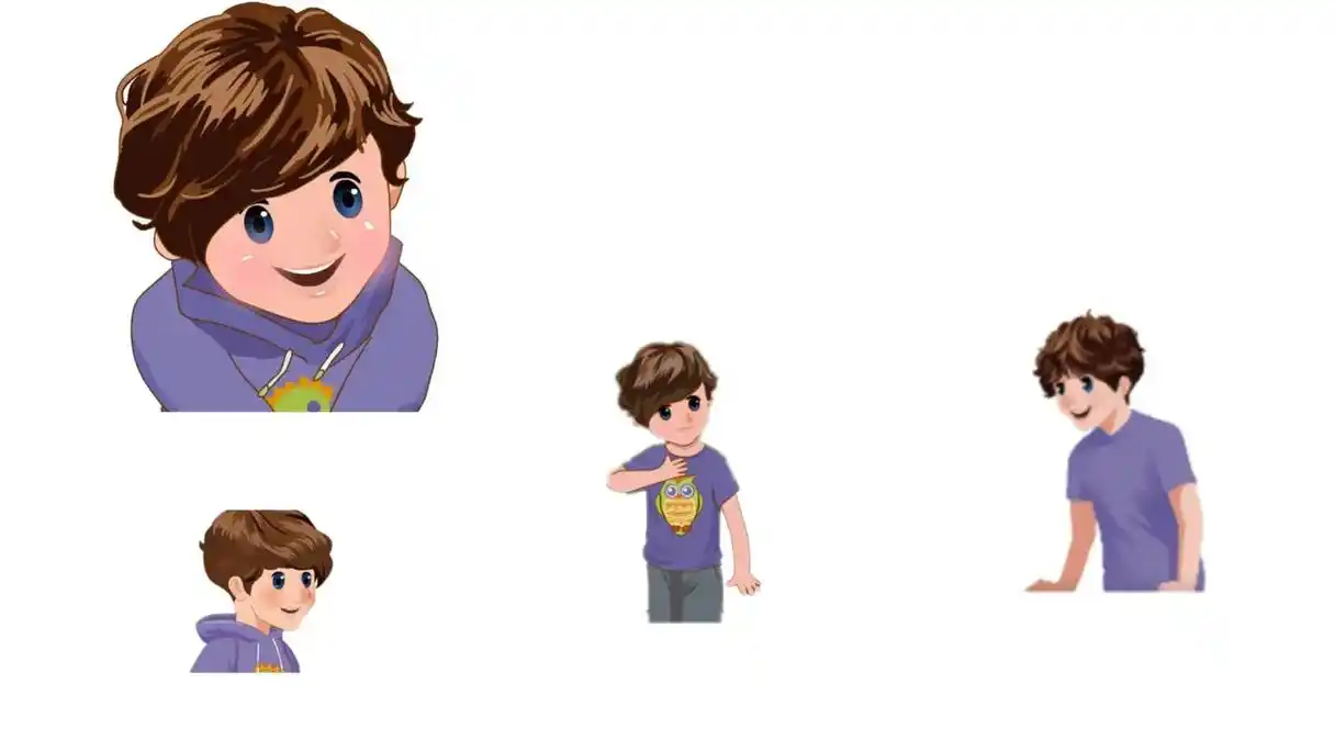 pep人教版小学英语  课本人物头像分享,领取 - 抖音