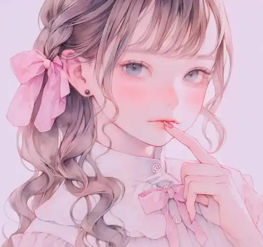 高级小众头像,粉色系头发_女孩_形象_视频