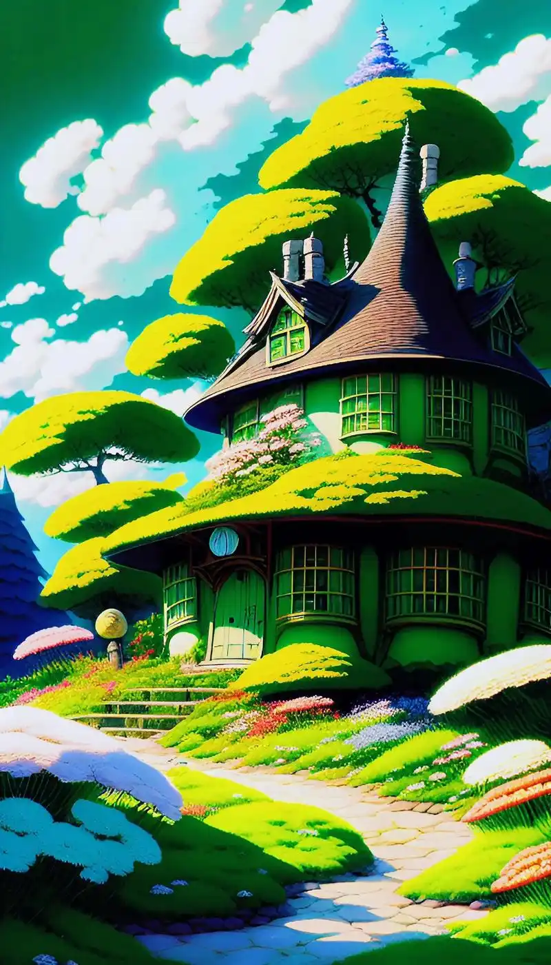 感觉宫崎骏的艺术风格也是治愈系的典范吧.#治愈系风景壁纸 # - 抖音