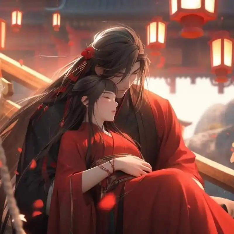 甜酥酥古风情侣头像|红衣系列 676767