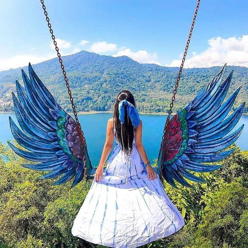 吊椅藤编户外景区爱心打卡民宿悬挂拍照抖音秋千鸟巢网红巴厘岛