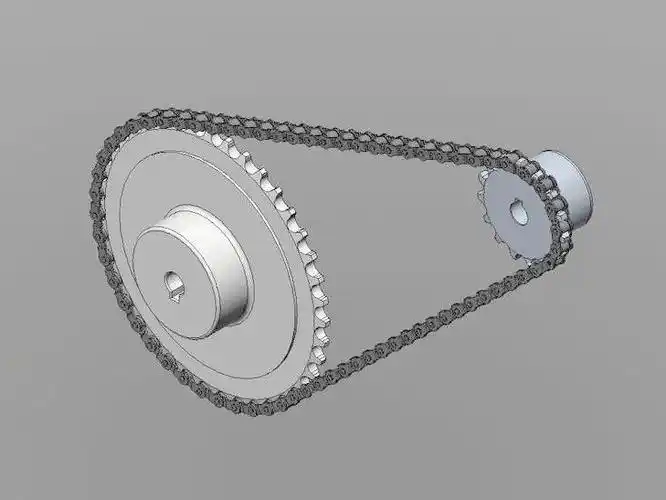链传动是通过链条将具有特殊齿形的主动链轮的运动和动力传递到具有