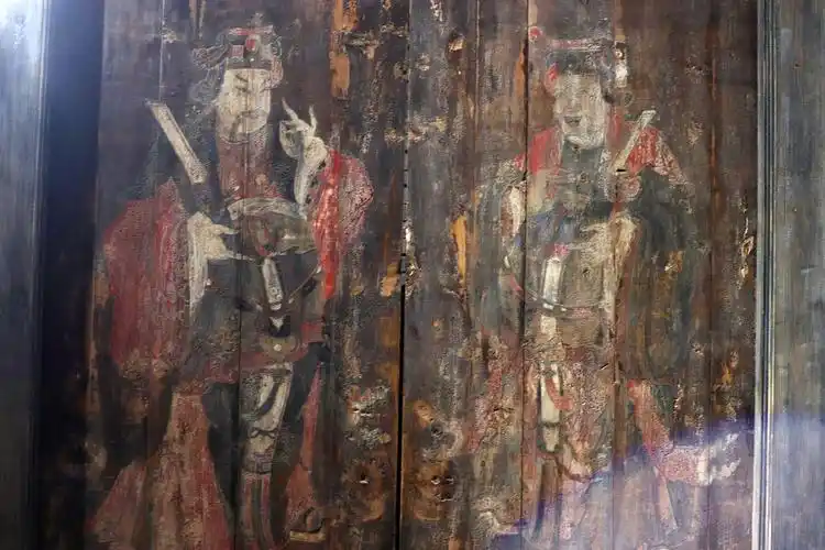 祠堂的门神和家宅门神的差别