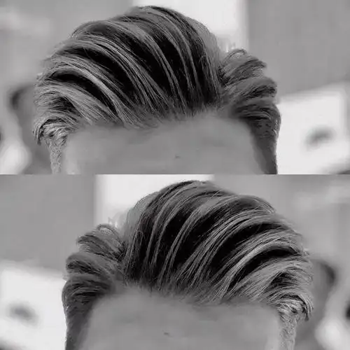 今日分享男士侧分背头.