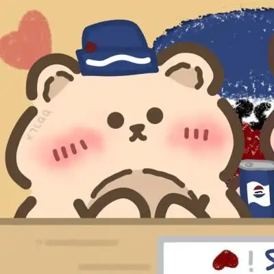 可爱头像熊好看头像熊卡通可爱