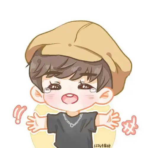 可爱的吴磊漫画头像