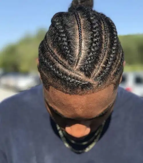 男生编辫子发型图片 酷炫风编发造型帅翻天 - 男士长发 - 发型站