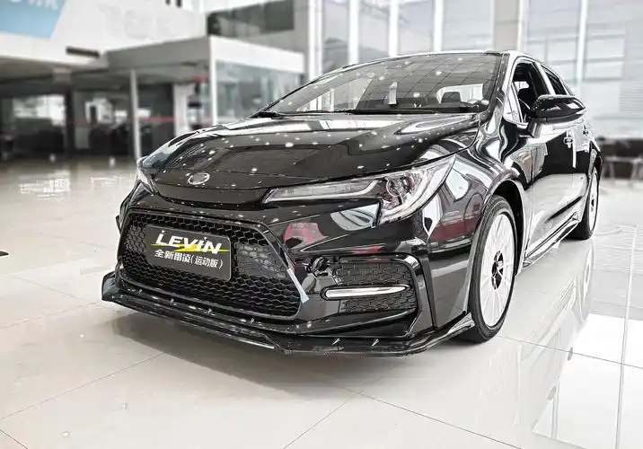 适用于2021款丰田雷凌改装前铲美版xse卡罗拉前唇尾翼小包围侧裙