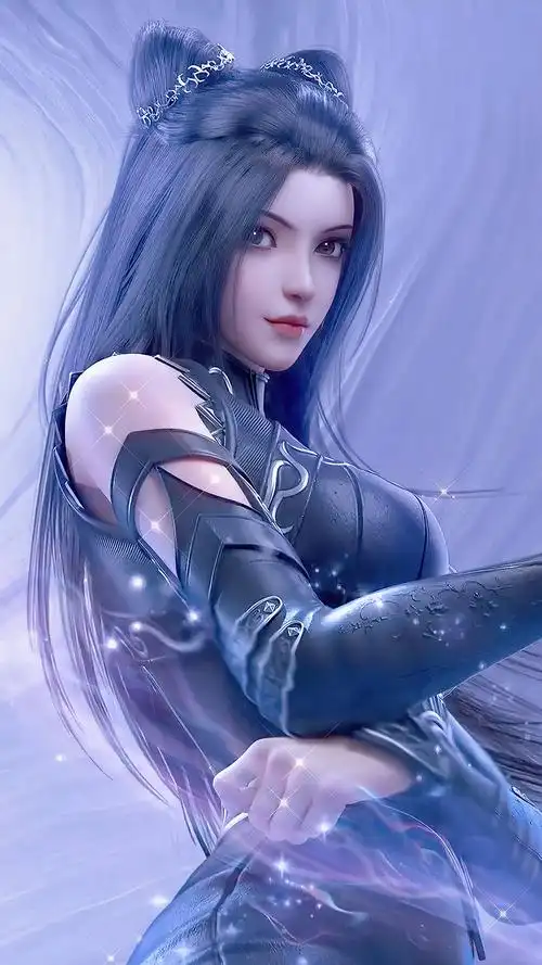 斗罗大陆朱竹清美照手机壁纸