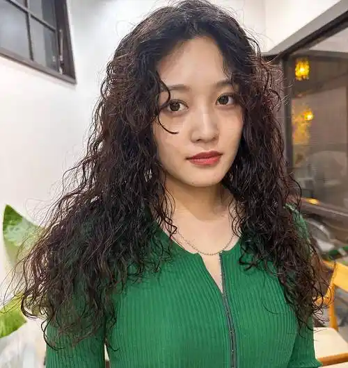 烫发没目标,就选全头小卷卷,没想到这么美