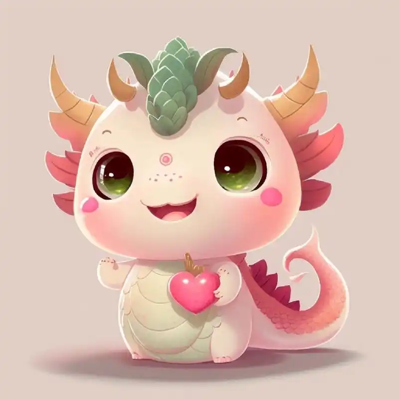 可爱龙宝宝         画