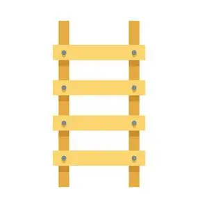 梯子矢量图片