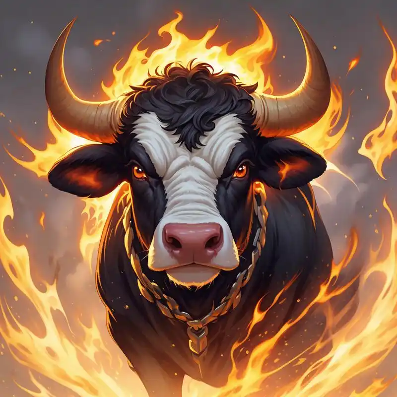 牛微信头像90 发财漫画风 今天给大家带来一组超有趣的发财牛微信