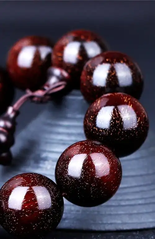 高端品质小叶紫檀手串男女款佛珠手链满金星高油密老料文玩念珠108颗