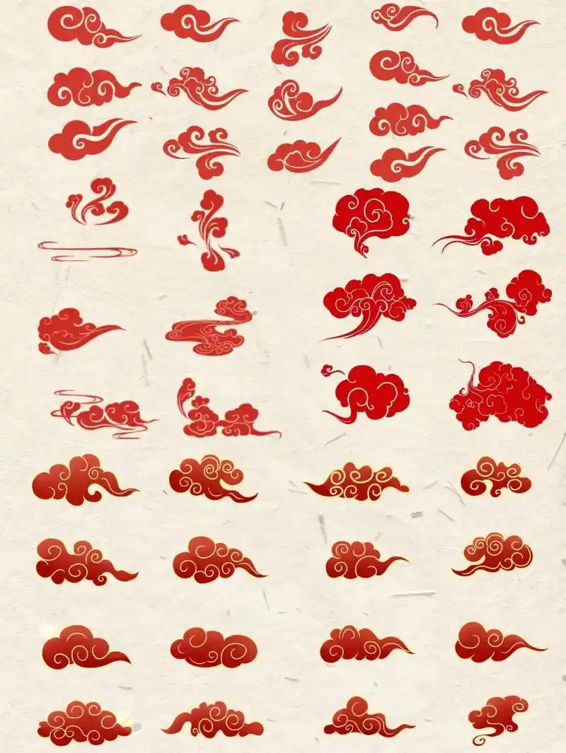 传统祥云作为我国传统吉祥如意图案的代表之一已经有深厚的历史渊源