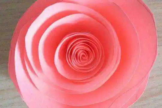 2步折纸花,7一12岁手工