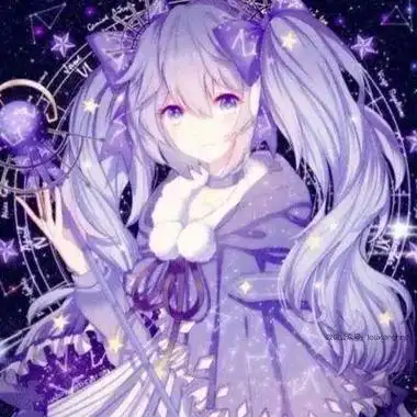 2018动漫头像紫色