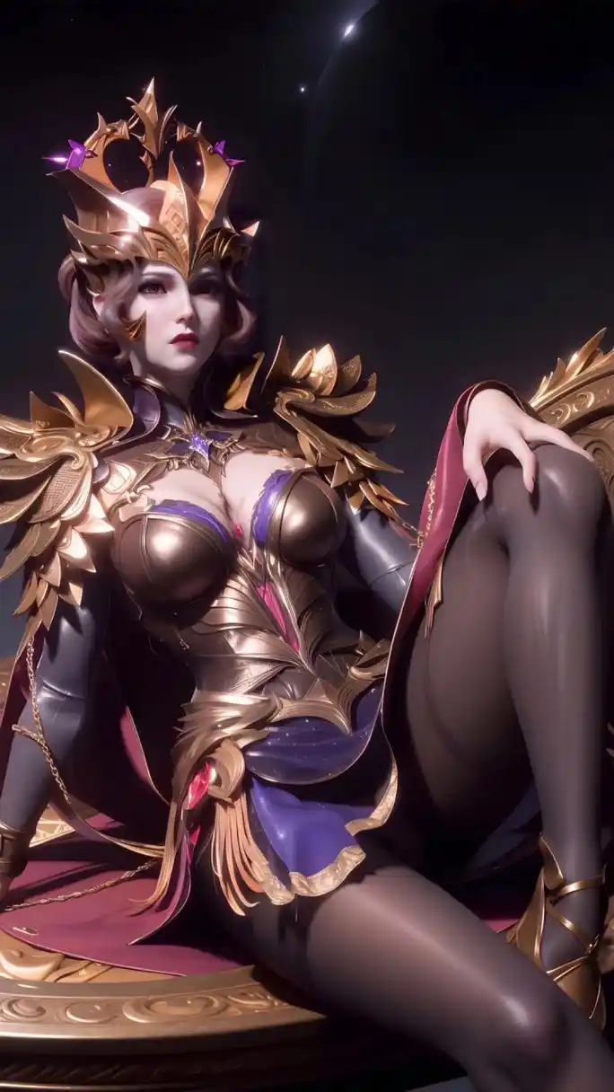 国漫女神:罗刹神比比东 #ai美女绘画#