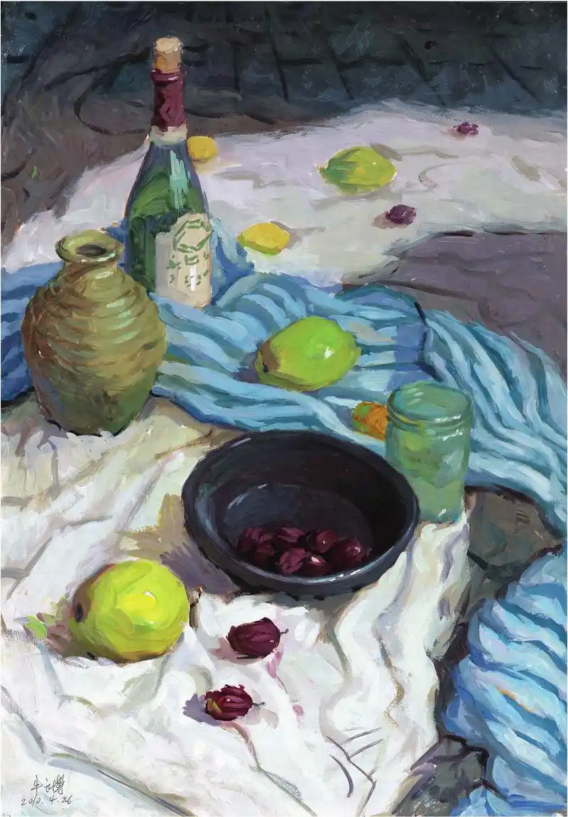 色彩静物绘画步骤简单讲解