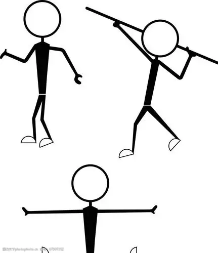 关键词:卡通小人 小人 手绘小人 人物动作 姿势 矢量素材 矢量 人物